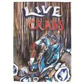 Recinto 30 x 44 in. Print Live Crabs Polyester Garden Flag - Large RE3459580